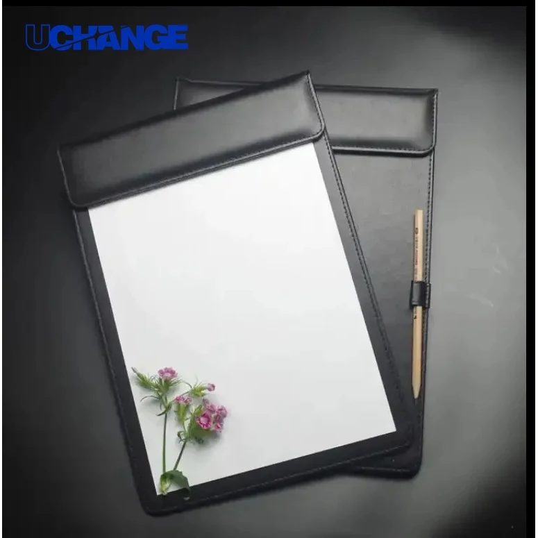 A4 Leather Magnetic Clipboard Executive Writing Board 1