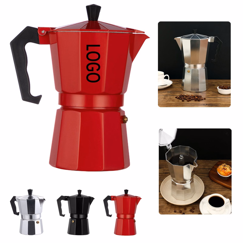 5oz Aluminum Moka Pot 3 Cup Espresso Maker