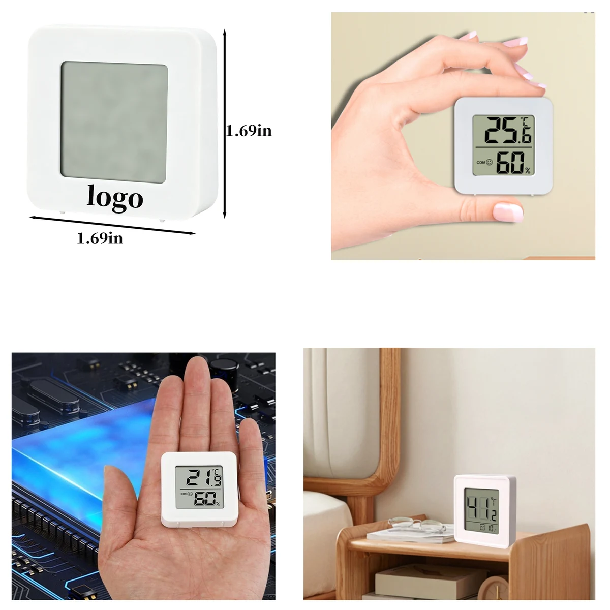 Mini Portable Indoor Thermometer & Hygrometer 1