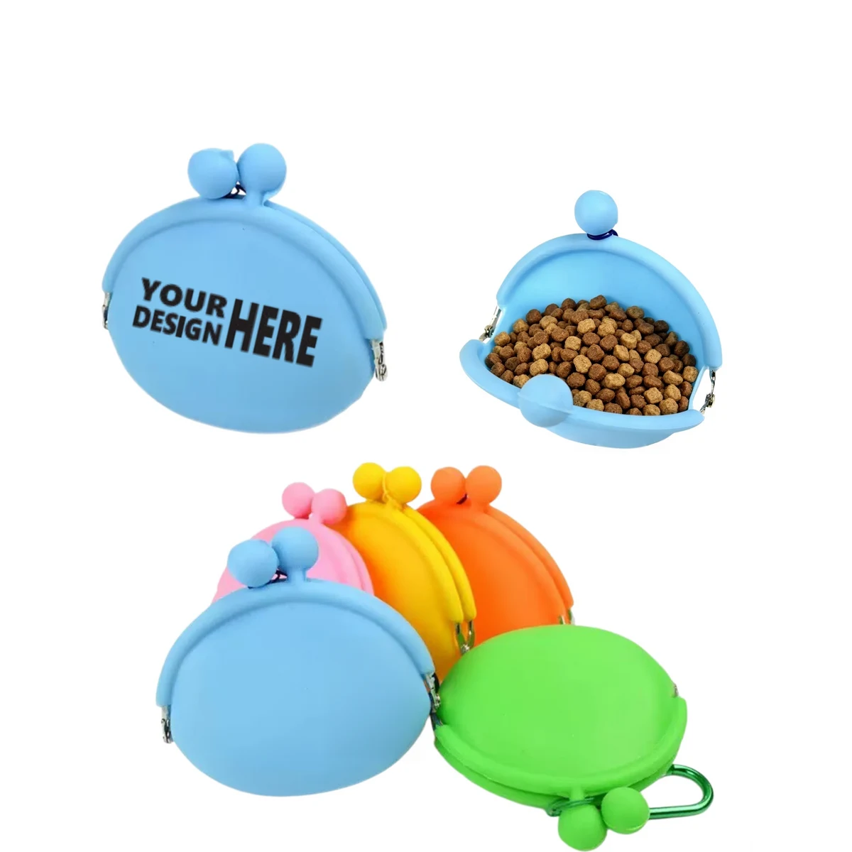 Silicone Dog Training Treat Pouch With Hook 1