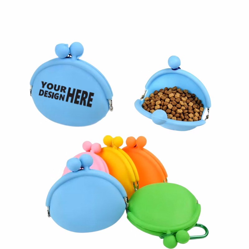 Silicone Dog Training Treat Pouch With Hook