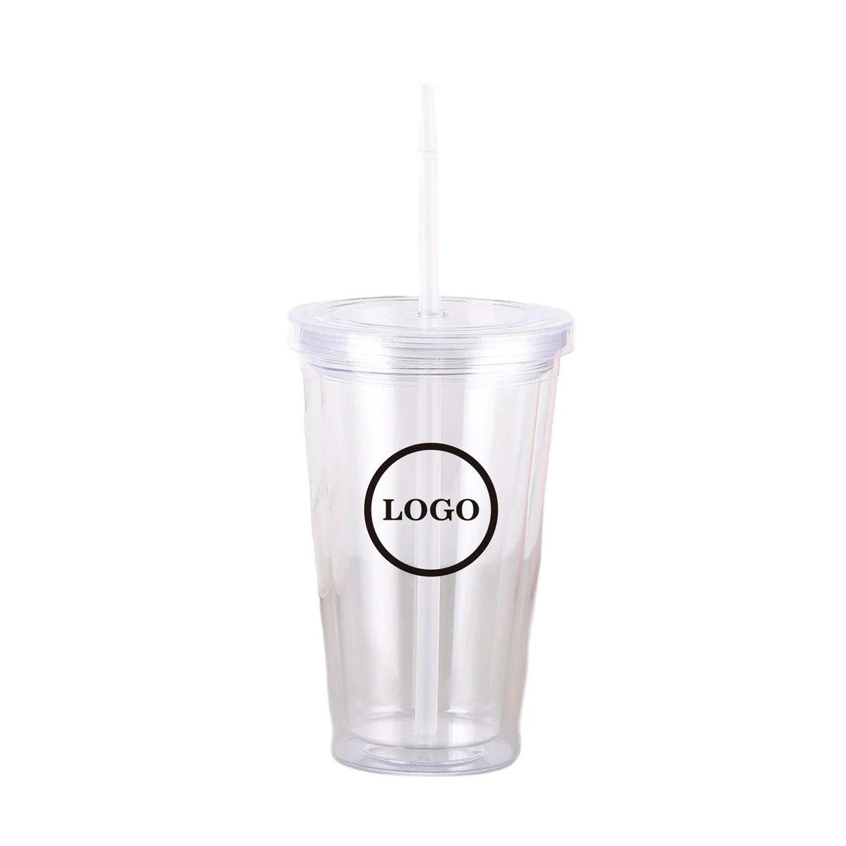 MOQ50 Personalized 15oz Transparent Plastic Water Bottle 1