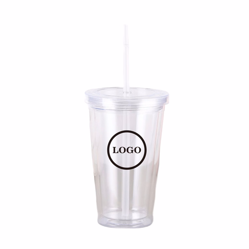 MOQ50 Personalized 15oz Transparent Plastic Water Bottle
