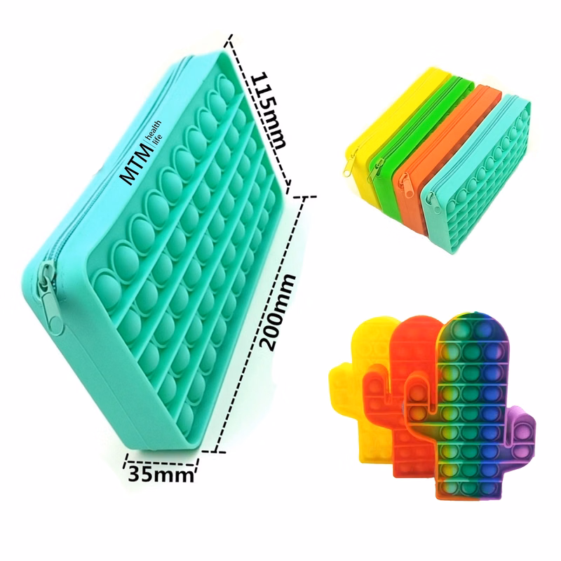 Silicone Pencil Case Leisure Decompression Storage Bag