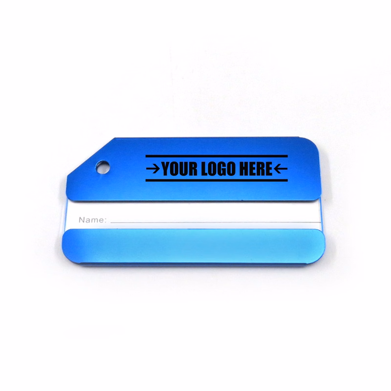 Cut Angle Aluminum Luggage Tag Baggage Tag