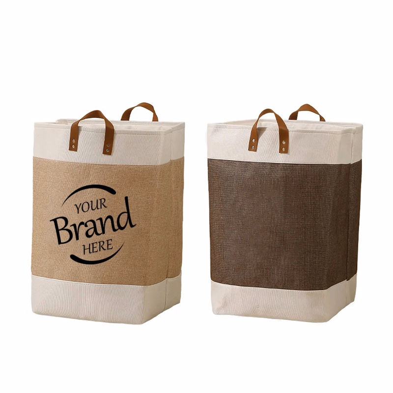Folding Linen Laundry Basket