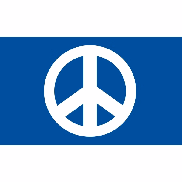 Peace Premium Car Flag