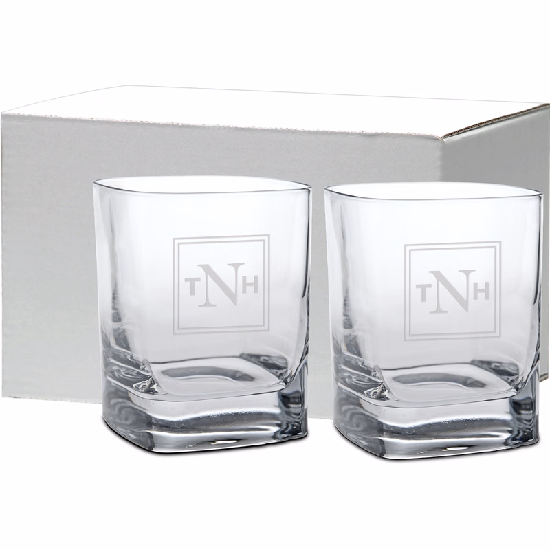 11.75 oz. Etched Struass DOF Gift Set