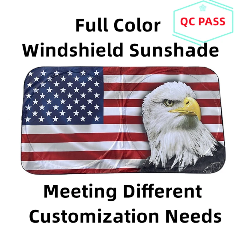 Foldable Full Color Car Windshield Sunshade 1