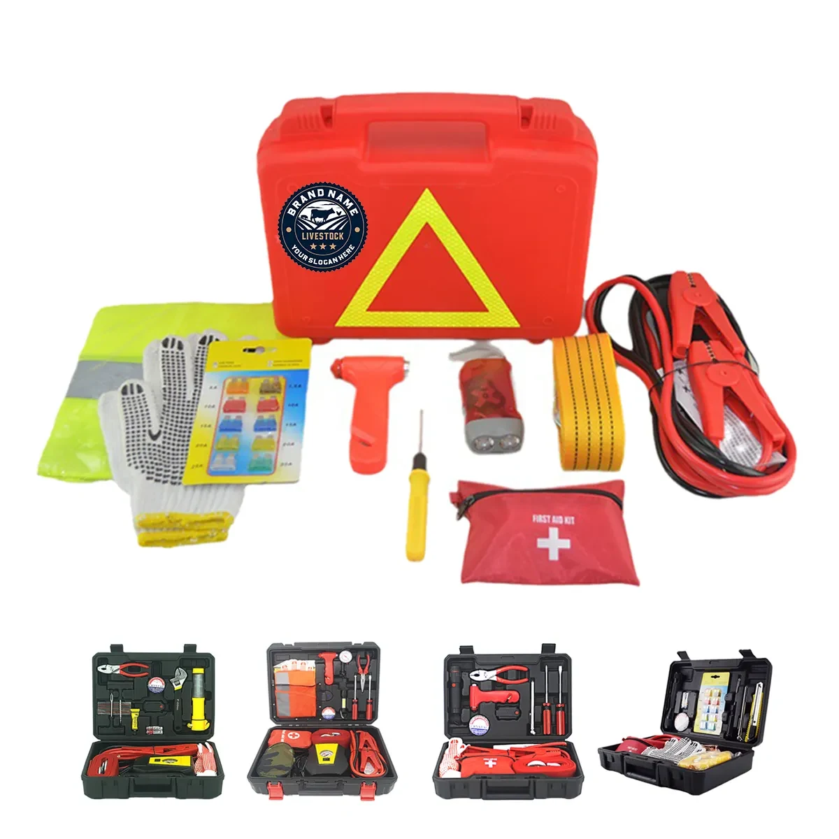 Foldable Portable Car Emergency Tool Box 1