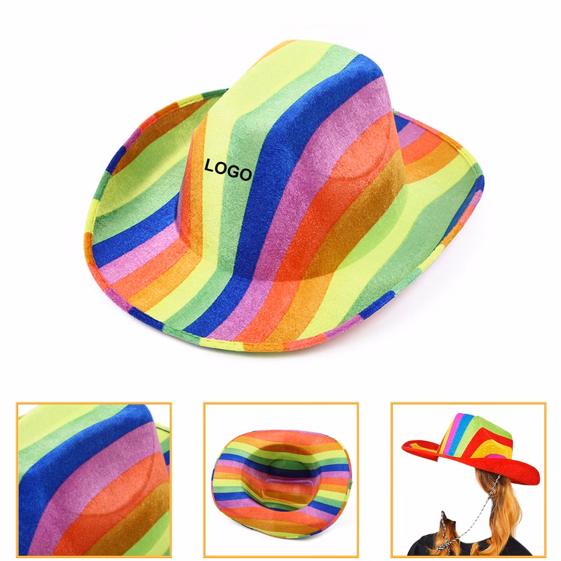 Rainbow Cowboy Hat (direct import)