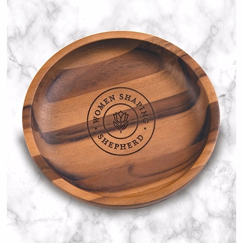 Grand Acacia Shallow Tray