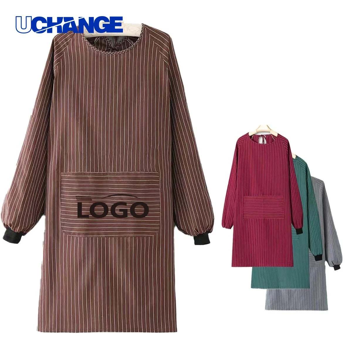 Long Sleeve Breathable Apron Workwear 1