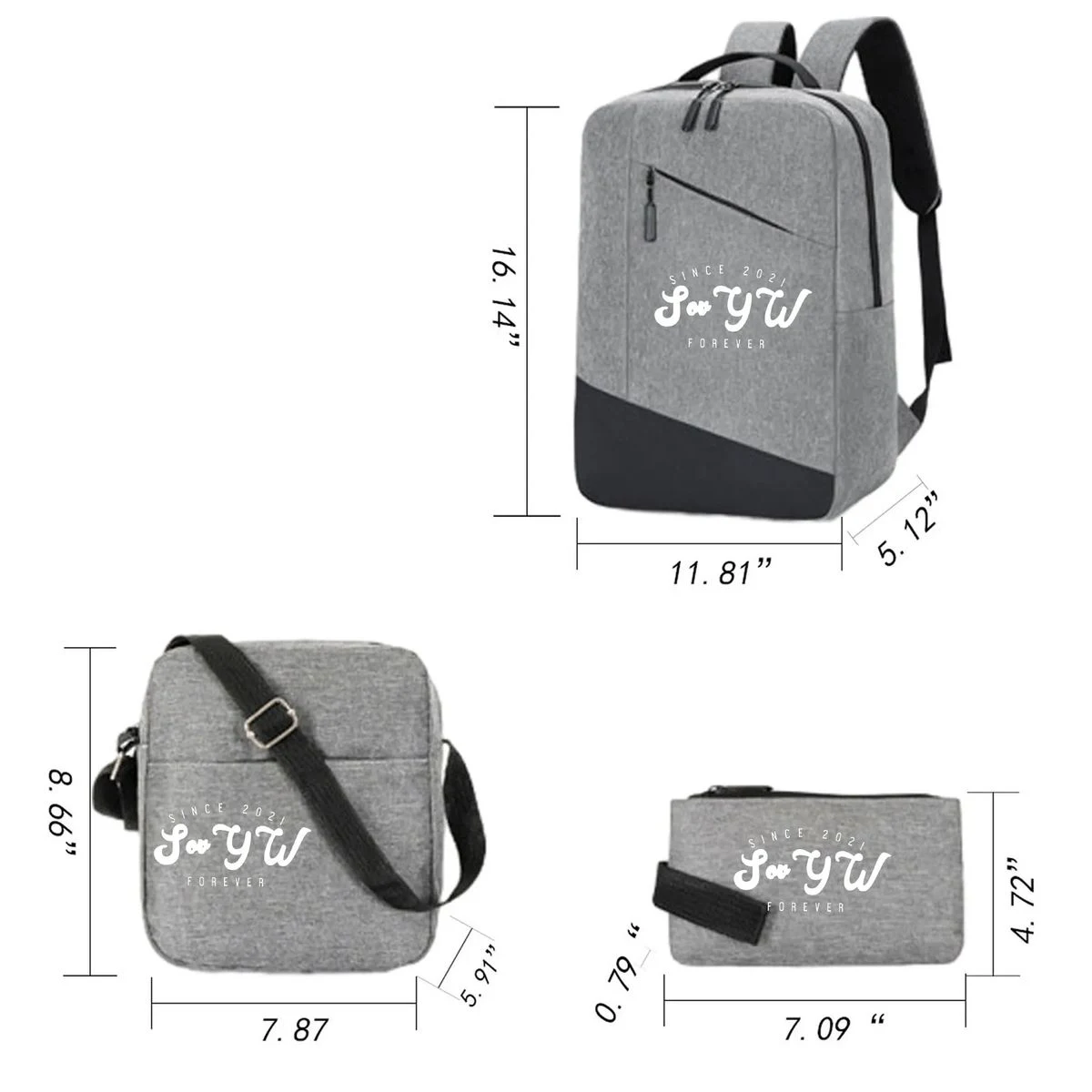 Business Three-Piece Backpack Set 1