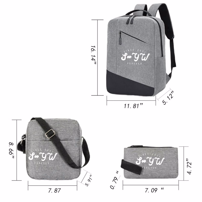 Business Three-Piece Backpack Set
