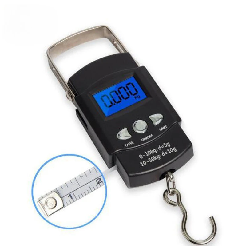 Portable Handheld Luggage Weight Fish Scale with Pouch 1