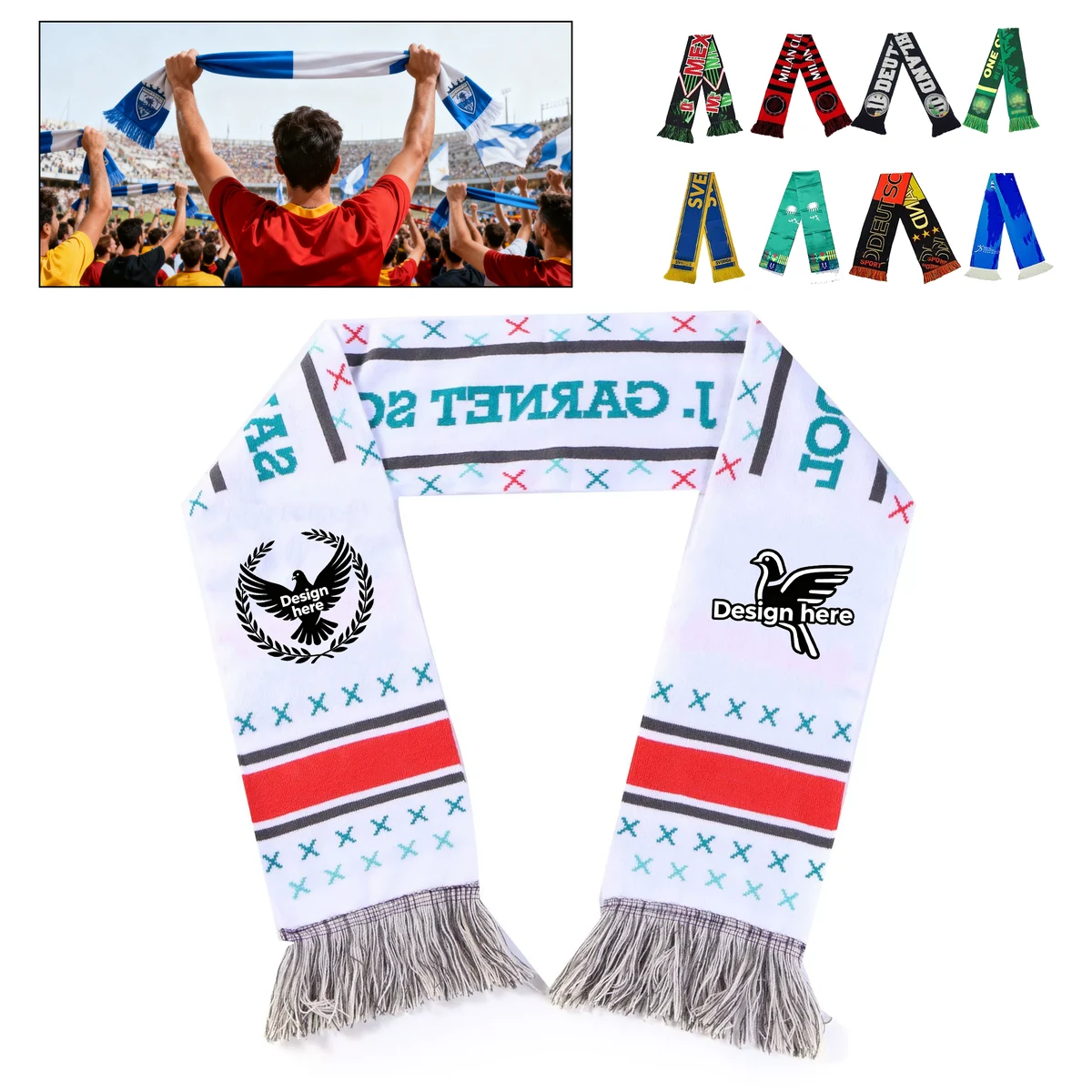 Custom Team Scarves 1