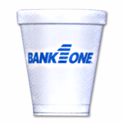 White Styrofoam Coffee 8 oz. Tall