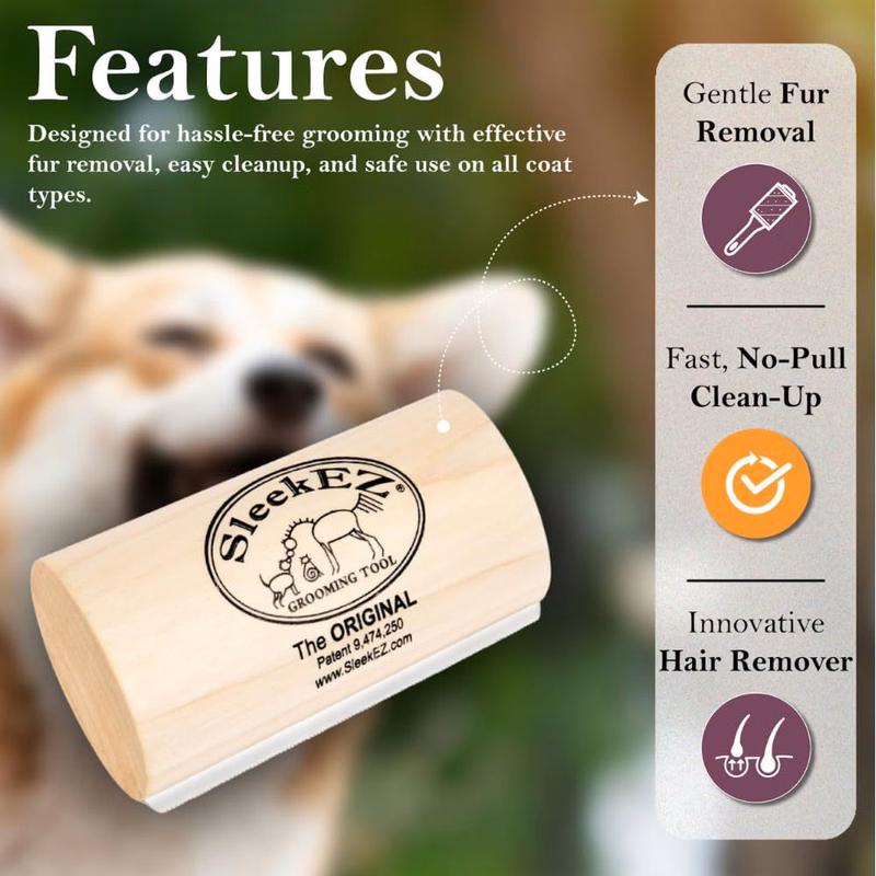 Household Portable Wooden Pet Grooming Comb