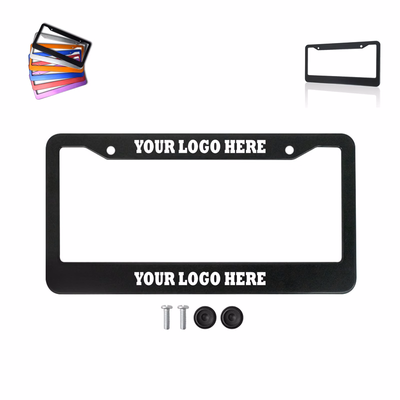 Aluminum Alloy License Frame MOQ100