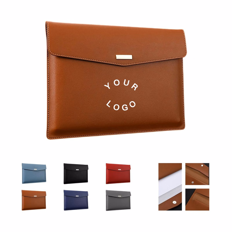 PU Leather Folder with Magnetic Closure and A4 Capacity