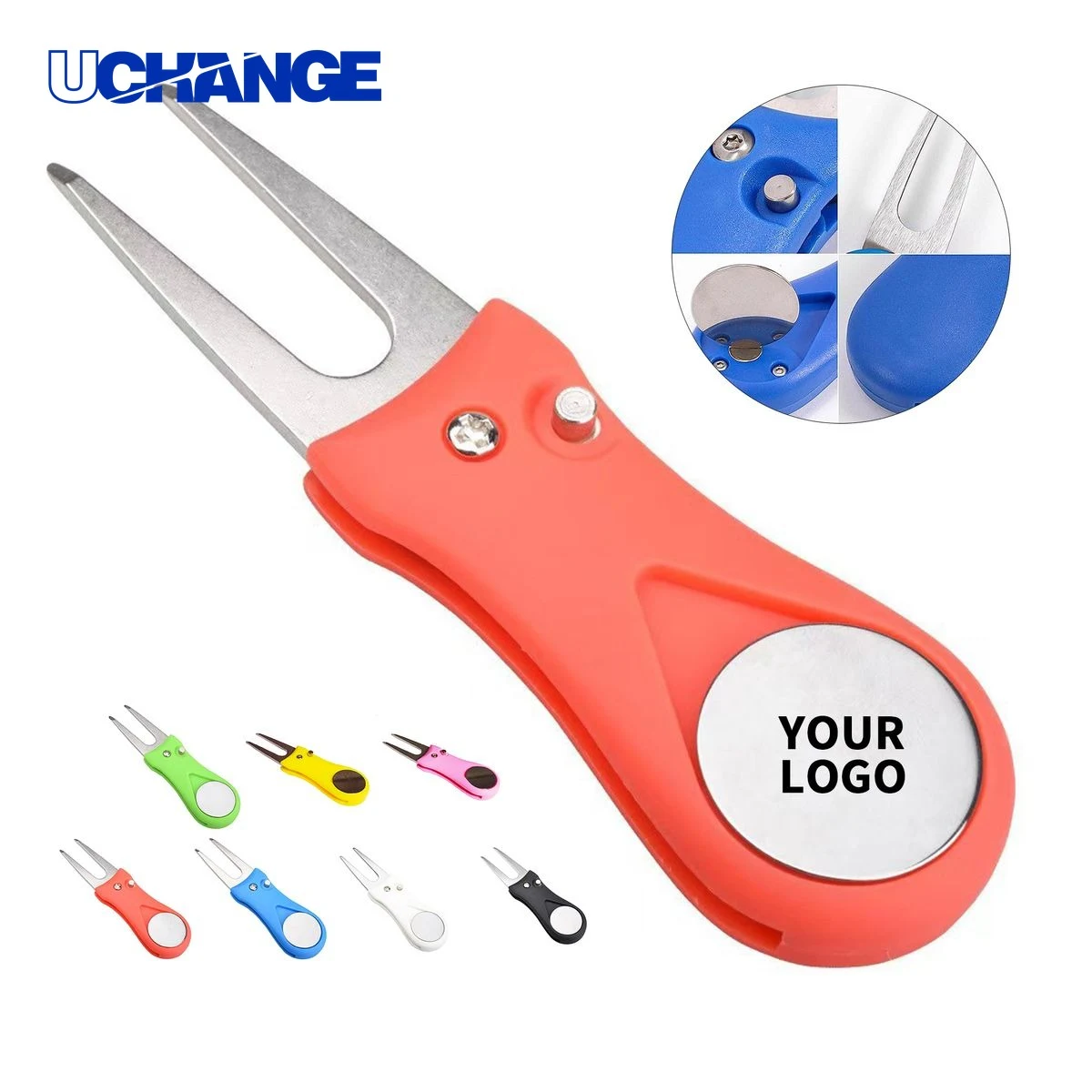 Stainless Steel Foldable Golf Divot Repair Tool 1