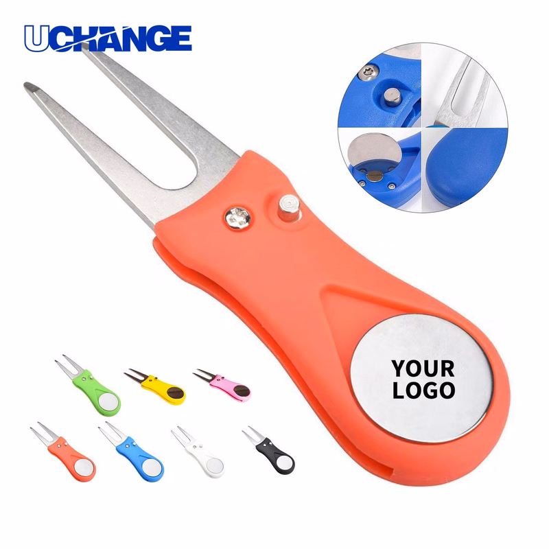 Stainless Steel Foldable Golf Divot Repair Tool