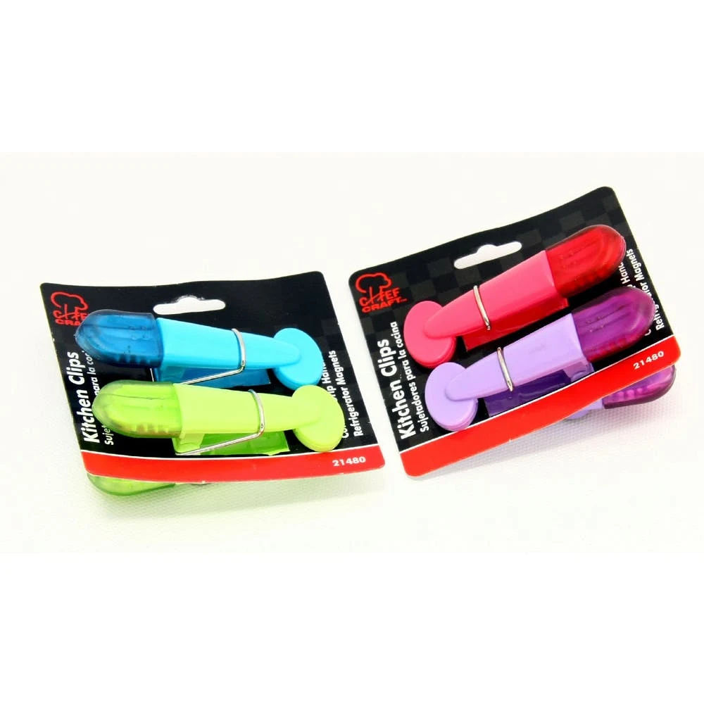 Magnetic Clip Sets - 2 Piece Assorted Colors 1