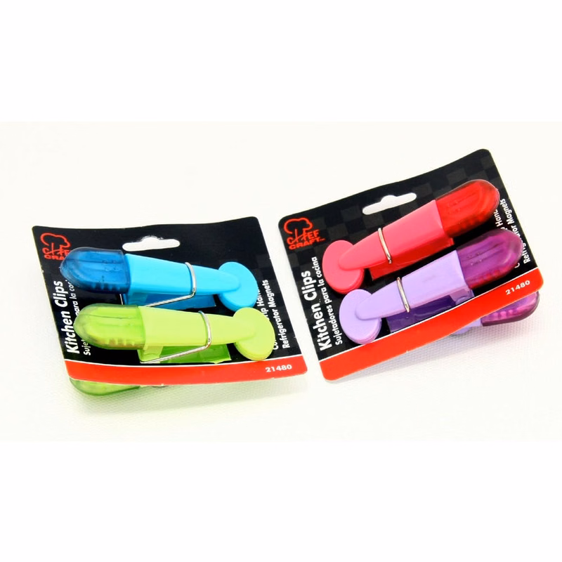 Magnetic Clip Sets - 2 Piece Assorted Colors