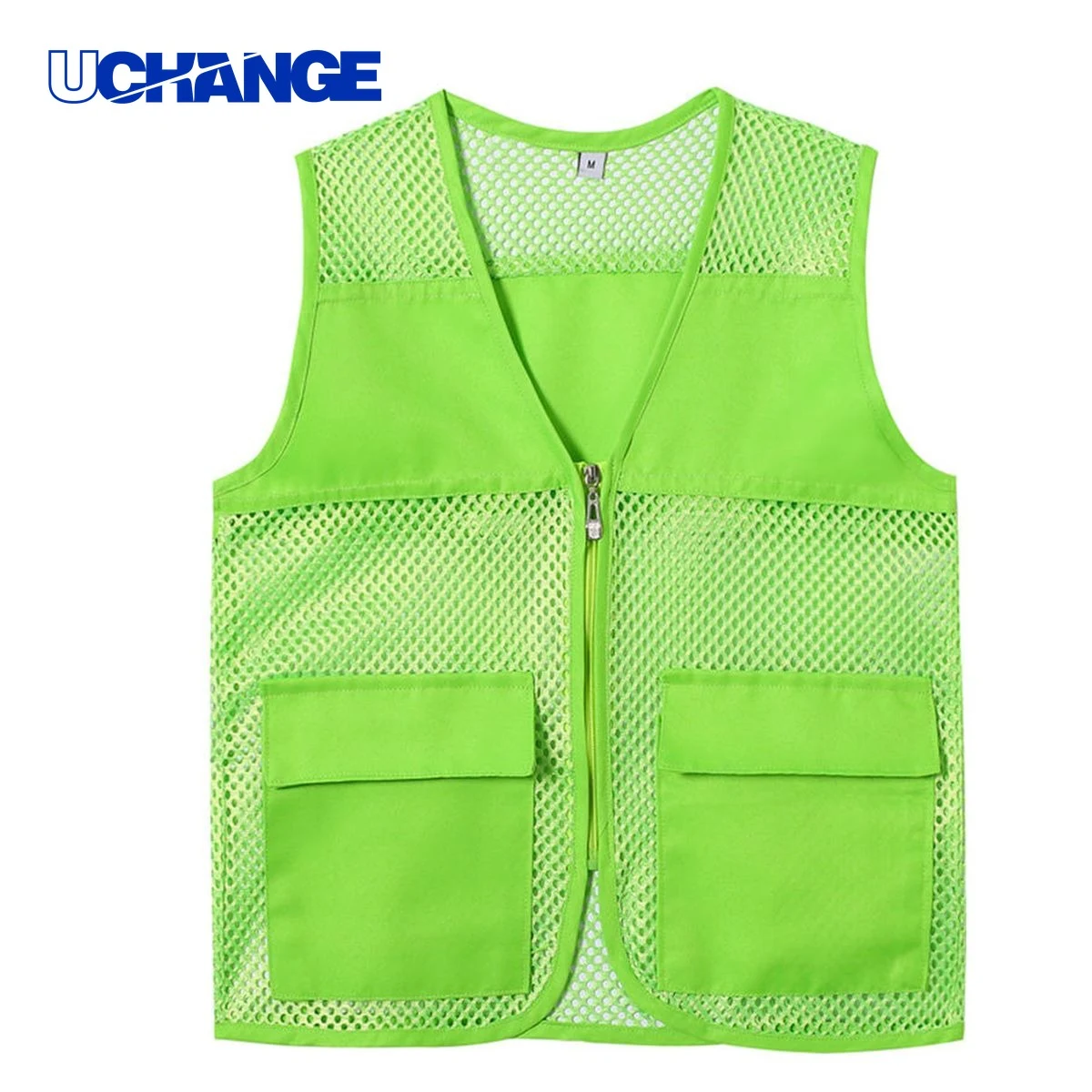 Polyester Mesh Safety Vest with Pocket for Work Use 1