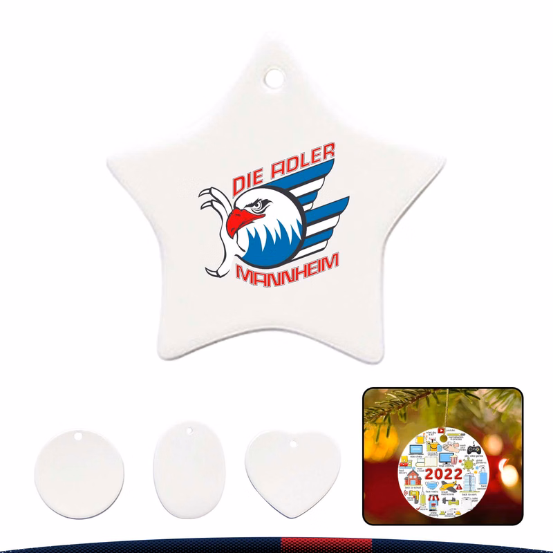 Christmas Porcelain Pendant