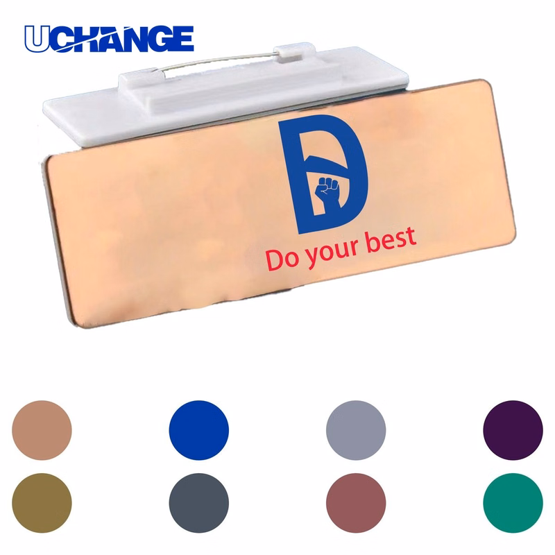 Reusable ID Badge Holder with Clip
