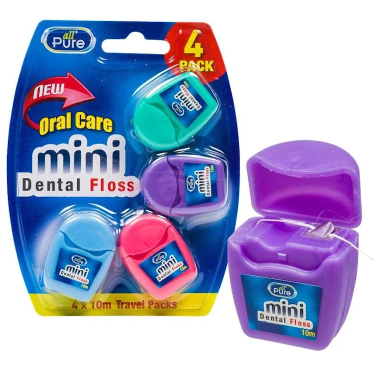 Dental Floss 4 Pack - 10m Each 1