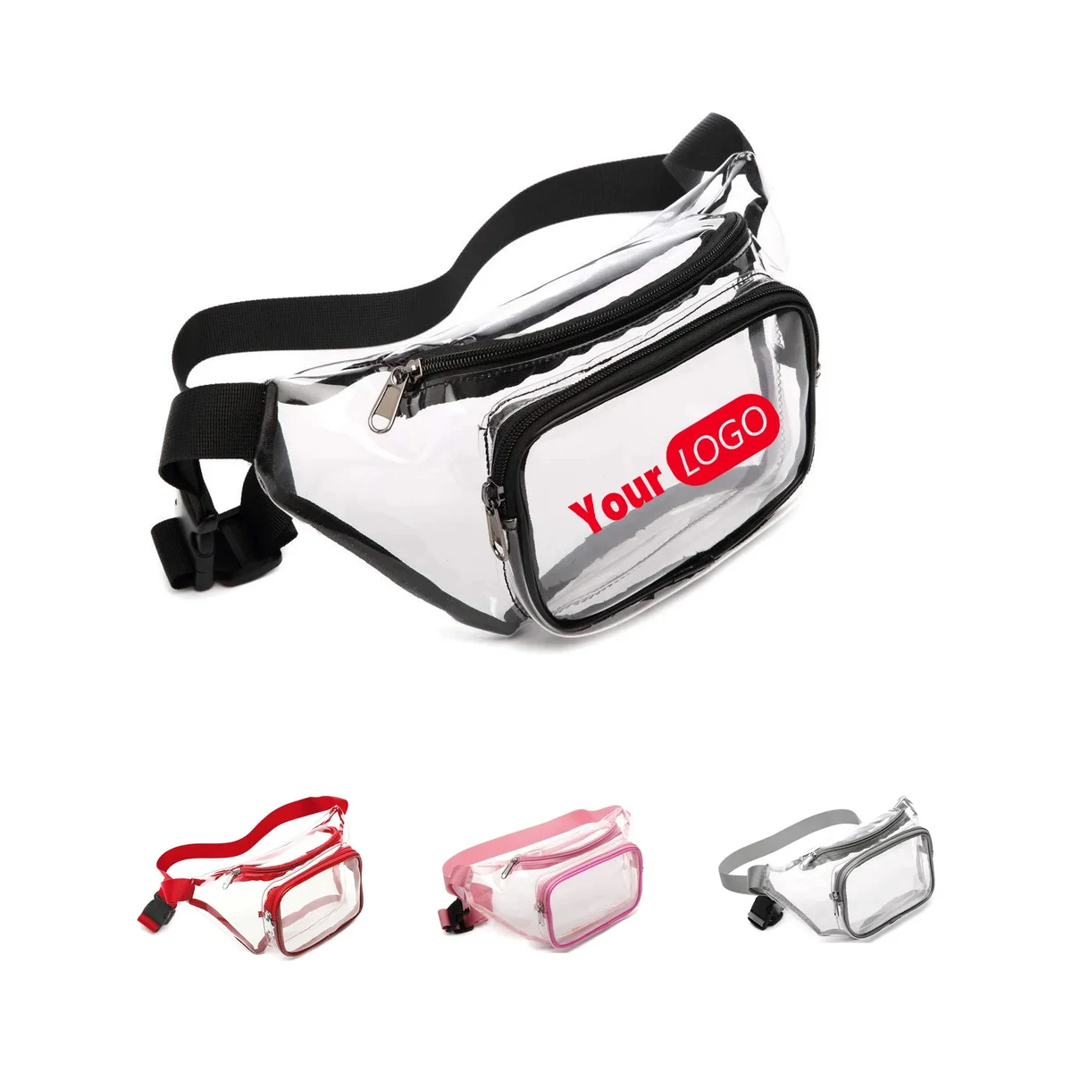 Stadium Approved Clear Fanny Pack MOQ 100 PCS 1