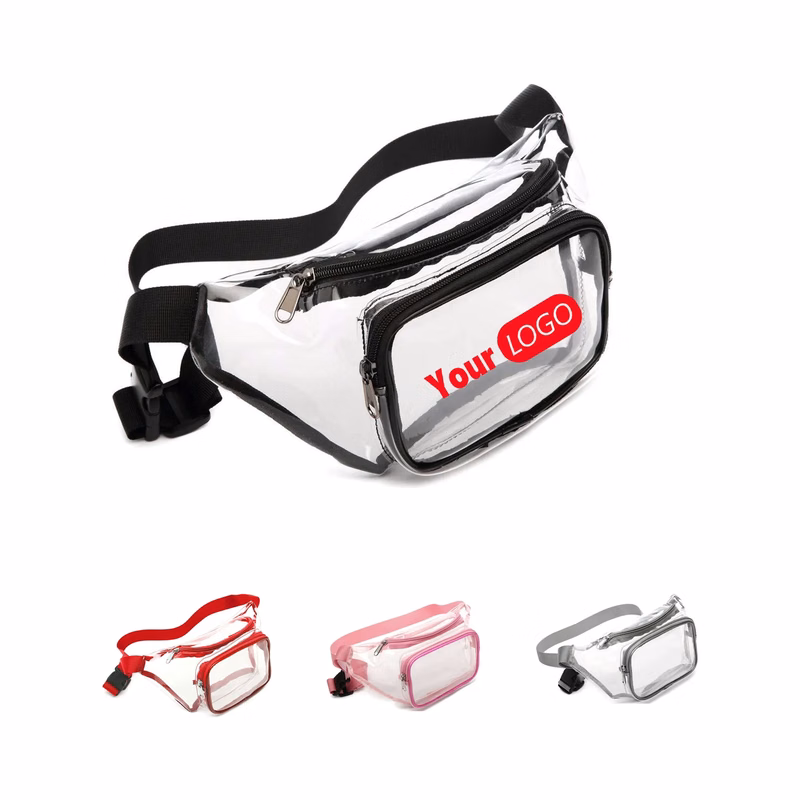 Stadium Approved Clear Fanny Pack MOQ 100 PCS