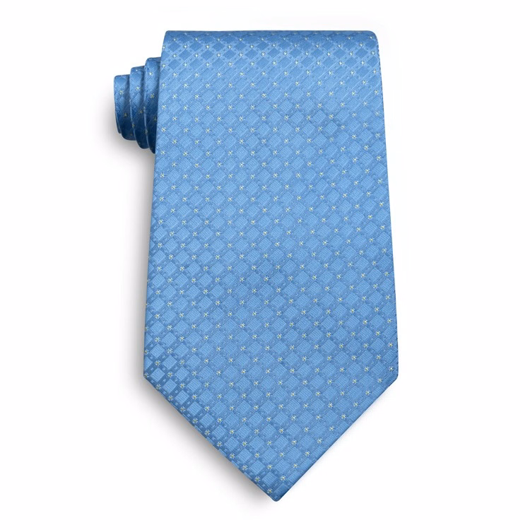 French Blue Felton Silk Tie