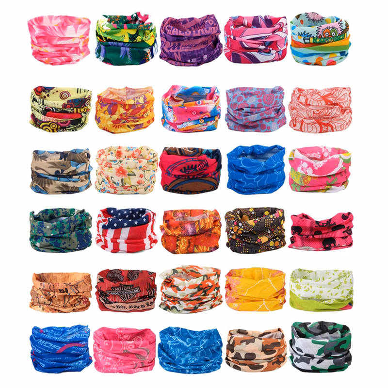 Versatile Tube Bandana Neck Gaiters for Any Outdoor Activity