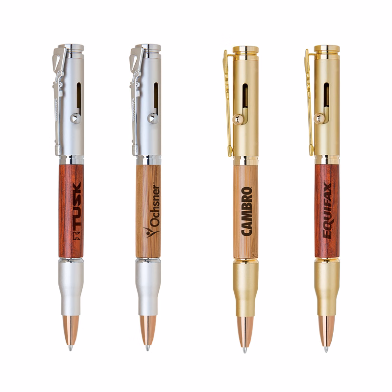 Bullet-III Bamboo Bolt Action Pen