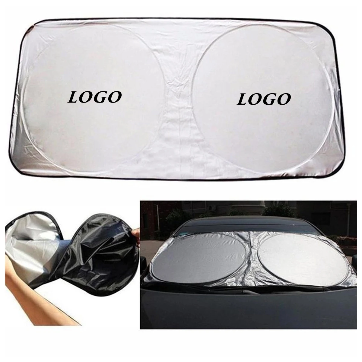 Singe Panel Folding Car Sun Shade 1