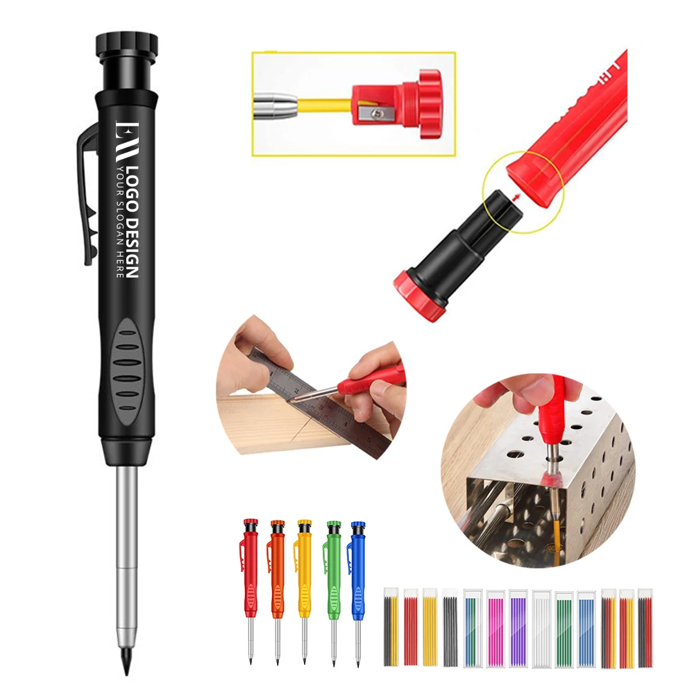 Deep Hole Marker Pen with Built in Sharpener 1