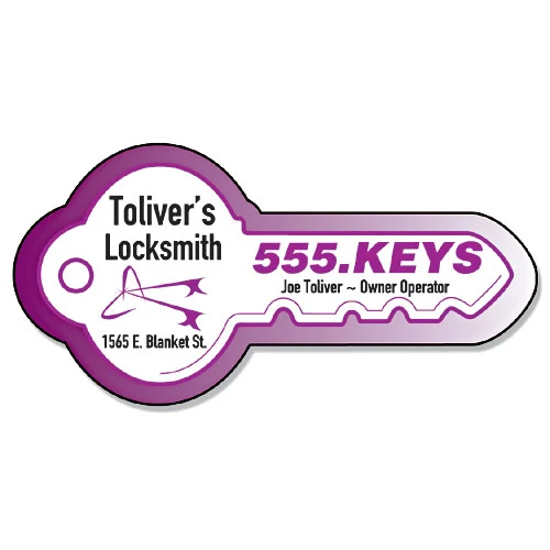 Magnet - Key Shape (3.5x1.75) - 25 Mil. 1