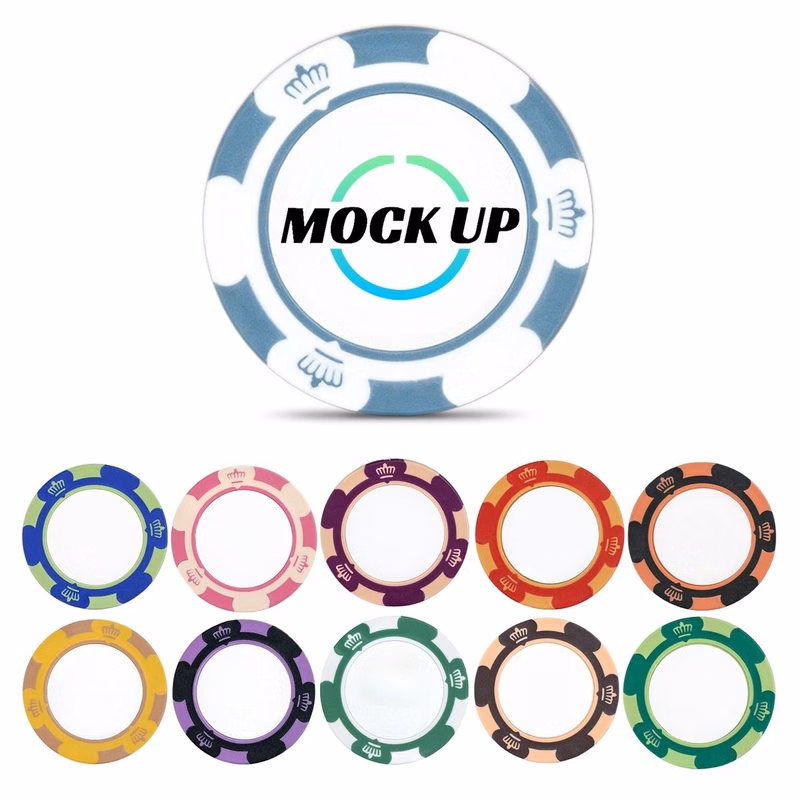 Three-Layer Casino Style Composite Clay Poker Chip