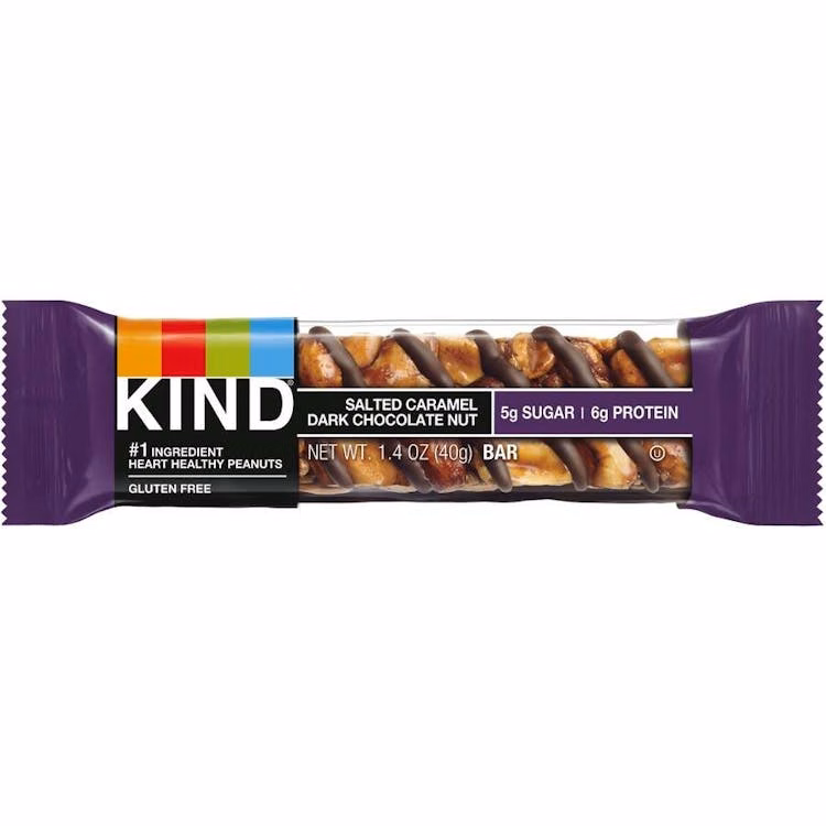 KIND Bars - Salted Caramel Dark Chocolate 12 Bars
