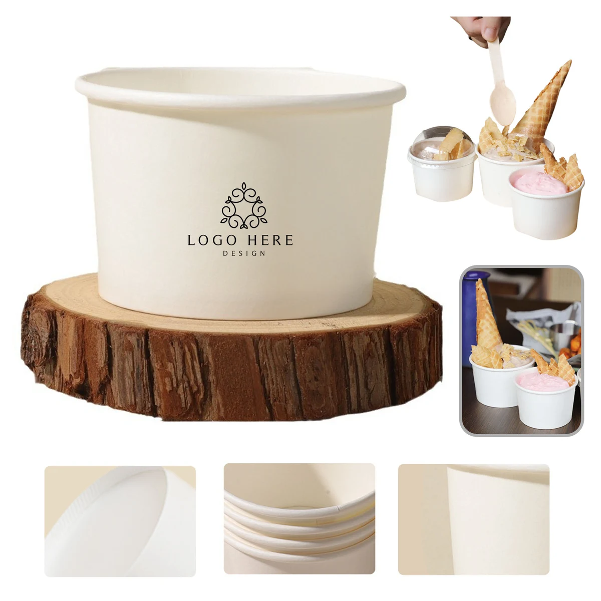Eco Friendly Ice Cream Cup 1