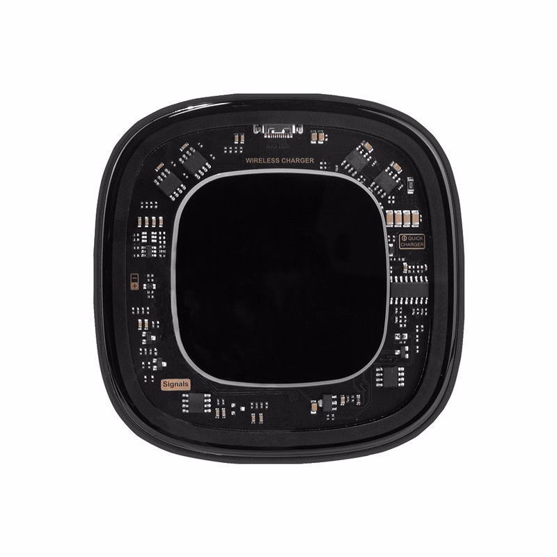 Springfield Clear Charger with Blue Halo LED Ring