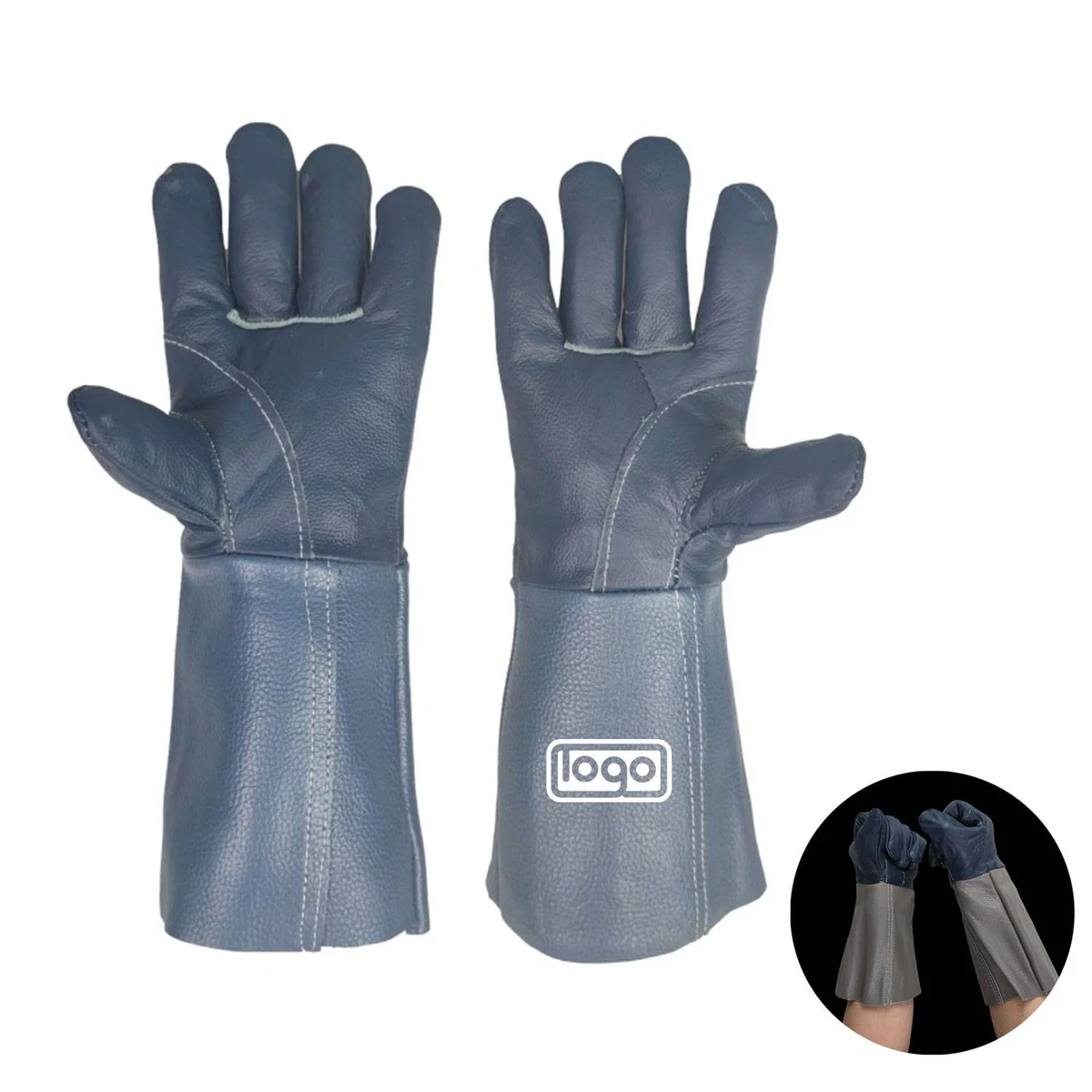 Genuine Leather Oven Gloves 1