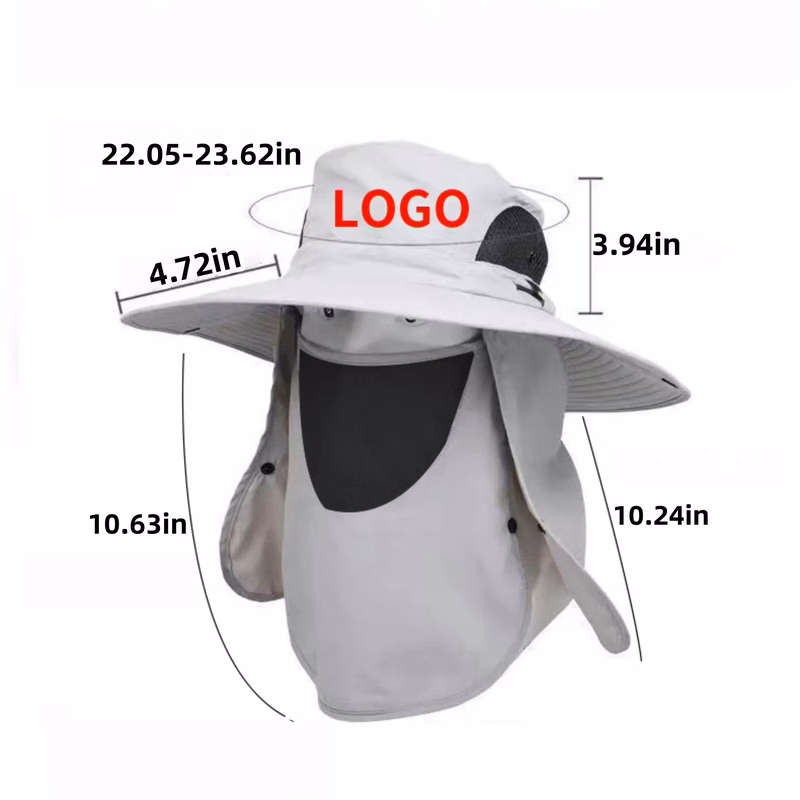 Fishing Wide Brim Hat with Face & Neck Cover