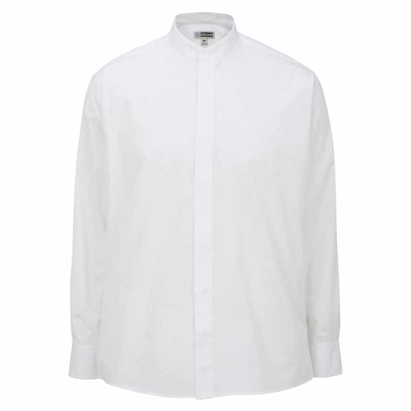 Banded Collar Mens Shirt