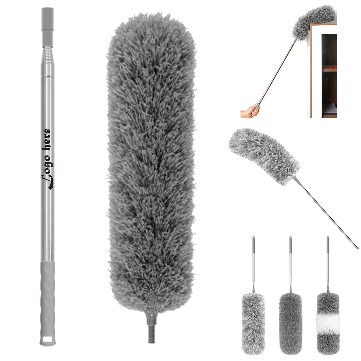 Full Color Stainless Steel Retractable Duster MOQ 50 1