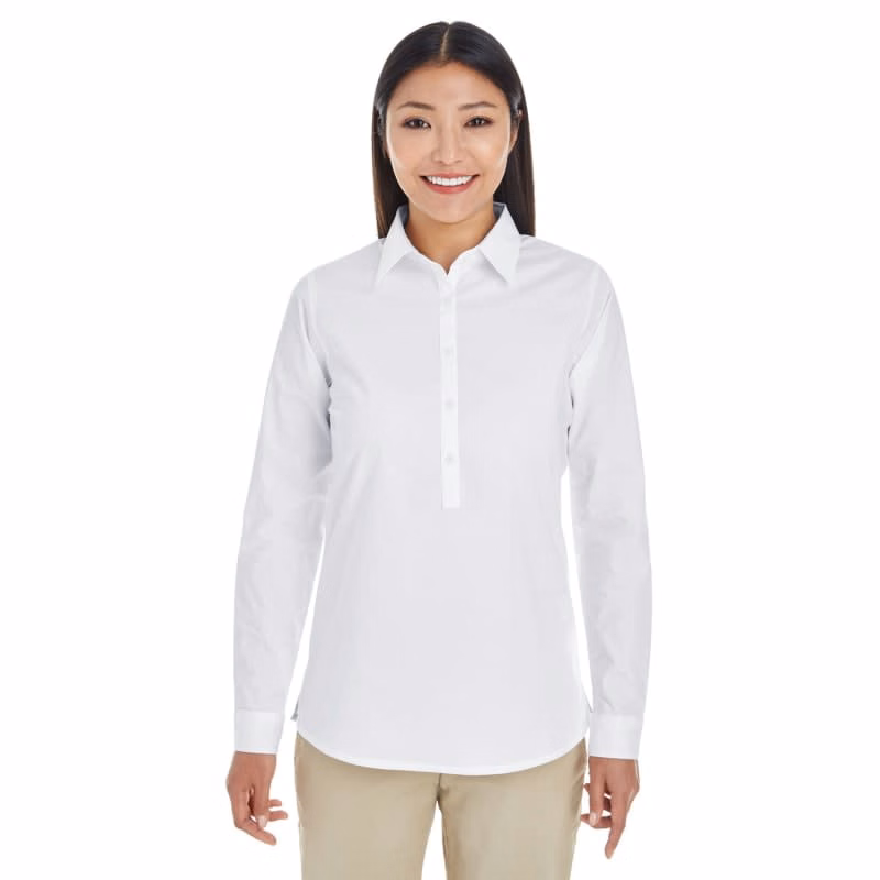 Devon & Jones Ladies' Perfect Fit™ Half-Placket Tunic Top